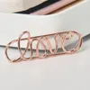 Rose Gold Crown Flamingo Paper Clips Creative Metal Paper Clips Bookmark Memo Planner Clips School Office Stationery Supplies TQQ 9240247