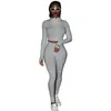 Lucky Label 2 Two Piece Set Women Outfits Activewear Fitness Elastic Crop Top Leggings Women Matching Set Wholesale Dropshpping