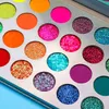 24 Farben Lidschatten-Palette Matte Pailletten Glow Bright Lidschatten Pigment Fluoreszierendes Make-up Kosmetik Pigment TSLM21365058