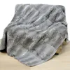 CX-D-08 120x170CM Натуральный цвет Натуральный мягкий меховой ковровый одеял