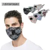 スパンコール布マスクのバルブ再利用可能なフェイスマスク漫画の顔マスクコットンマシェリンカーボンデザイナーマスクフィルターフェイスシールドマスク