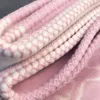 Cobertor de mistura de lã lenço macio portátil pequeno cavalo padrão azul rosa amarelo cobertores para primavera outono 249v
