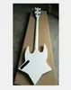 Rare 4 Strings White Electric Bass Guitar Hardware 24 Frets China Made Bass Shopping8921832