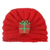 Juldekorationer barn semester gåvor Santa hatt jul decal tecknad dekorationer Santa snögubbe 0-3months baby hatt