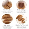 Pacotes de cabelo virgem braizilian da onda do corpo com fechamentos pacotes de cabelo remy humanos com cor de fechamento 27 cor 30