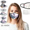Digital print respirator for Halloween clowns skulls with PM2.5 filters Fashion face Mask Face Mouth Masks Anti-Dust washable cotton masks