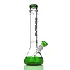 Design Beaker Bong 16 '' Hookahs Glass Beaker Base Thick Water Pipe Catcher Bong Heavy Bongs för rökning