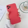 TPU Soft Phone Case for iPhone 11 Pro MAX XS XR 7 8 plus SE 2 multi color Matte back cover