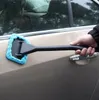 Liplasting Car-Styling 1PC Light Blue Car Window Brush Glass Cleaner Wiper Scraper Brush Cleaning