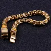 Men's Friendship Bracelets 2022 Gold Black Stainless Steel For Men Friends Bracelete Classic JewelryLink Chain LinkLink Link2442