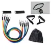 11 PCS Conjunto de faixas de resistência Fitness Stretch Expander Pull Rope Pilates Elas6352270