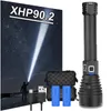 Фонариные факелы 400000lm Самые мощные XHP902 Светодиодный факел USB XHP70 XHP50.