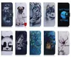 Aminal Leather Wallet Cases For Moto G G200 G51 G71 G31 G41 G Power 2022 E20 Sony Xperia 10 III 5 1 L4 Flower Lion Panda Dog Wolf Tiger Cat Cartoon Owl Lovely Flip Cover Pouch