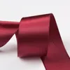 100Yard Silk Satin-Band-Hochzeit Weihnachtsdekoration Band Geschenkverpackung Dekoration Bänder Handgefertigte Kopfbedeckung-Material DIY Nähen Zugang