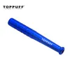 Toppfuff Metal One Hitter Baseball Bat formad tobaksrökande rörmetall Snuff Sniffer Snorter rör Rökning Herb Smoke Pipe Tool9453537