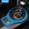Alcantara Wildleder Wrapping Auto Central Control Gear Shift Rahmen ABS Abdeckung Auto Aufkleber Aufkleber Für Subaru BRZ Toyota 86 2013-2020