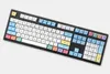 Keyboards SA Profile Dye Sub Keycap Set PBT Kunststoff Kreide Kreide für mechanische Tastatur Weiß Blau Orange Gh60 Xd64 Xd84 Xd96 87 1041