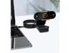 Webcam HD 1080p rotative HD Caméra Web Microphone intégré Mise au point automatique Webcam Full Hd 1080p Webcamara Appel vidéo Éducation en ligne