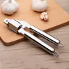 Stainless Steel Garlic Press Crush Device Kitchen Cooking Tool Garlic Pressing Hand Presser Crusher Ginger Squeezer Slicer Masher 6076086