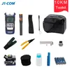 Freeshipping 12PCS Fiber Optic FTTH Tool Kit med FC-6S Fiber Cleaver och optisk effektmätare Visuell Fel Locator 30km Kabel tråd