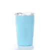 9oz 12ozの子供のタンブラーの色のステンレス鋼のカップの素敵な小さなタンブラーSippy Cupが蓋とプラスチックストローC01