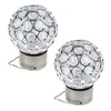 Outdoor Solar Lamps Garden Lights Waterproof Led Spherical Hanging Lamp Night Light Stainless Steel Chandelier