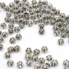 500pcs de prata tibetana flor Spacer Beads de metal para fazer jóias Acessórios DIY Colar Pulseira 6x4mm