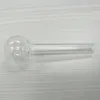 Stock Pyrex Glass Oil Burner Pipe Clear Glass Oil Burner clear Great Tube Glass Pipe Oil Nail Pipe