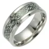 Mode Noctilcent Dragon Rings Rvs Mannen Ringen Vinger Ringen Sieraden Maat 5-13 Zilveren Ring Gift