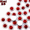 MICUI 200st 10mm runda harts Rhinestone Crystal Stone Beads Flatback Cabochon DIY Wedding Decoration Craft ZZ617