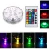 GORDON RGB HOOFAH LED -lampan med fjärrkontrollfestivalen Shisha Bar LED -ljus för att dekorera Nargile Chicha Accessories7120952