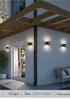 JML LED Wall lamps Black White outdoor wired waterproof IP65 warm white wall lights aluminum pass way lighting