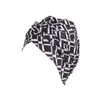 Mütze / Schädelkappen Frauen Indien Muslimische elastische Turban-Druck Lange Schwanz Hut Kopf Schal Wrap 2021 Damen Haarschmuck Mütze für Verlust1