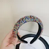 Baroque Full Crystal Bandbands Hairs Bands for Women Lady Lady Shiny Pladed Diamond Bandband Hoop Fashion Fashion Party Bijoux Accessoires 2112