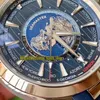 Topversion VSF 43mm Aqua Terra 22012432203001 World Time Blue Ocean Dial 8939自動機械メンズウォッチスチールケースSPO4294606