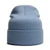 25 färger klassiska mens damer kvinnor slouch beanie stickad oversize beanie skalle hatt kepsar älskare klinkt keps massa mössa kepsar eea1955