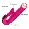 Vibrador vibrador rotação telescópica gspot massagem vagina clitóris estimulador língua lambendo brinquedos sexuais para mulher j14563443871