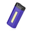Flashlights Torches COB LED Working Light USB Rechargeable Inspection Lamp Hand Torch Camping Tent Lantern With Battery Pocket Clip