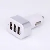 Car Charger For IPhone Xiaomi Huawei 2.1A & 1A USB 3 Port LCD 12-24V Cigarette Socket Baseus Quick Auto Fast Mobile Phone