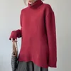 Sweater de inverno 2019 versão coreana da cor sólida camisola grossa camisola feminina alpaca Y200819 manga longa
