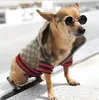 Açık Pet Köpek Giyim Klasik Desen Moda Ayarlanabilir evcil hayvan koşumları Ceket Sevimli Teddy Hoodies Takım Elbise Küçük Yaka Aksesuarı