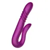 Dildo Vibratore Rotazione Telescopica Automatica Riscaldamento 10 Velocità Vibrazione G-spot Clitoride Massaggio Vaginale Giocattoli Del Sesso per Le Donne