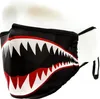 Shark face mask adults teen prints starry sky mouth covers anti dust windproof