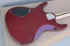 Factory Custom Red / Sunburst Gitara elektryczna z przezroczystym pickguard, Roodewod Fretboard, 22 progami, można dostosować 22 progów