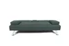 US STOCK Warehouse FUTON CANAPÉ-LIT TISSU GRIS FONCÉ W22303581