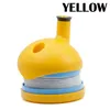 smoking pipe hot Silicone with bright bowl 4colors glass pot can be customized environmental protection