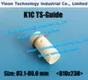 Ø3.1-Ø6.0mm 세라믹 K1C의 TS-가이드, TS는 가이드 사파이어 상감 (D10x23H) EDM K1C 소딕 KIC에 대한 TS-가이드, 샤밀 SH2 작은 구멍 드릴 EDM 다이