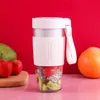 350ml Portable Mini Blender USB Electric Fruit Juicer Handheld Vegetable Juice Maker Blender Rechargeable Mini Juice Making Cup