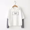 Kids Clothing Outwear WHITE HOODED Student Girls Fashion Warm Cotton Jackets''gg''WXGB