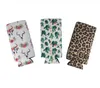 Neopren Slim Can Sleeve Leopard Print Insulator Cooler Baseball Can Holder Water Bottle Covers Cola Bottle Case Pouch LSK10604242093